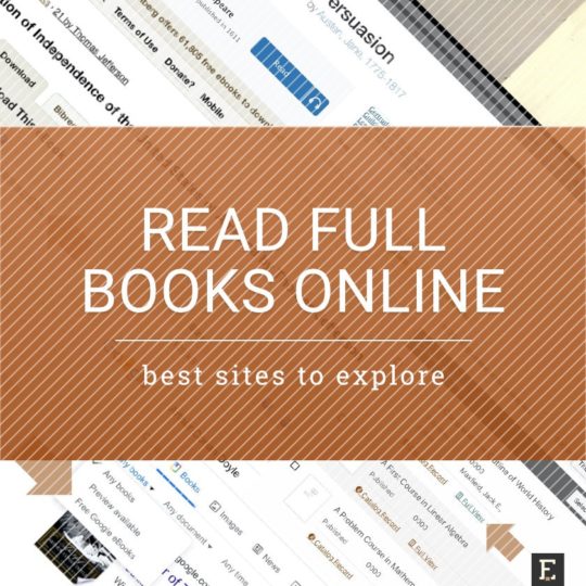Read full books online - the best sites