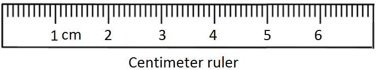 Centimeter ruler Centimeter ruler