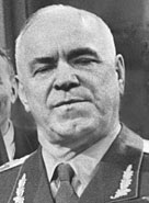 Soviet Marshal Georgi K Zhukov