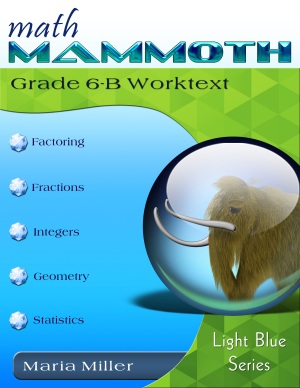 cover for Math Mammoth Grade 6-B Complete Worktext